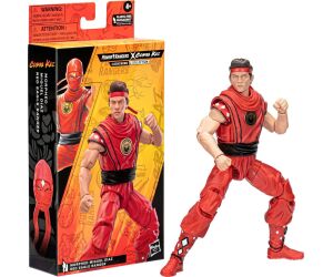 Figura hasbro power rangers x cobra kai lightning collection miguel diaz red eagle ranger