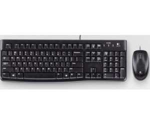 Teclado + mouse logitech mk120 optico usb 2.0 negro portugues