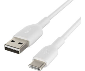 Belkin CAB001BT2MWH cable USB 2 m USB A USB C Blanco