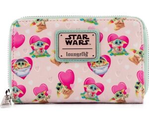 Cartera loungefly star wars san valentin grogu