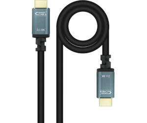 Cable HDMI 2.1 IRIS 8K Nanocable 10.15.8010/ HDMI Macho - HDMI Macho/ 10m/ Negro