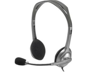 Auriculares Logitech H111 Gris Microfono Alambrico