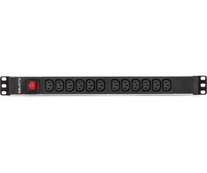 Regleta salicru para rack 19pulgadas sps pdu 12 tomas iec interruptor