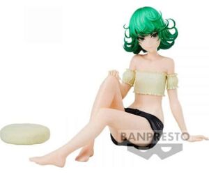 Figura banpresto one punch man relax time terrible tornado 10cm