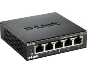 D-LINK SWITCH 5 PUERTOS 10/100/1Gbit METALICO IPTV