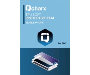 Lamina qcharx trasera de proteccion personalizacion pack de 10 ud para qx1