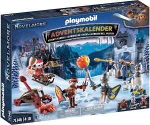 Calendario de adviento playmobil novelmore -  batalla en la nieve