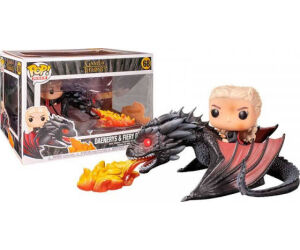 Funko pop juego de tronos daenerys montando a drogon furioso 45338