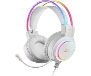 Auricular Gaming Mhrgb Blanco Mars Gaming