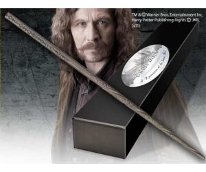 Replica the noble collection harry potter nymphadora tonks varita con caja y placa de identificacion