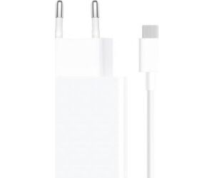 Cargador De Pared Xiaomi Tipo-a 67w + Cable White