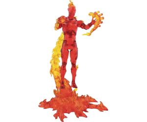 Figura diamond select toys marvel los 4 fantasticos antorcha humana