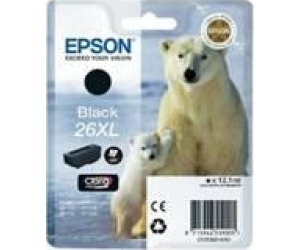 Cartucho tinta epson t262140 negro xl xp - 600 - 605 - 700 - 800 -  oso polar