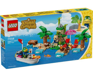 Lego animal crossing paseo en barca con el capitn