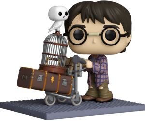 Funko pop deluxe harry potter harry empujando el carro con hedwig 57360