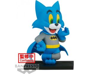 Figura banpresto tom & jerry figure collection 100th anniversary tom de batman 8cm