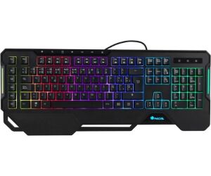 Teclado gaming ngs gkx - 450 - 2 usb rgb negro