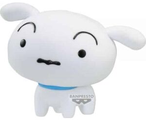 Figura banpresto crayon shinchan fluffy puffy shiro (nevado) ver.a 8cm