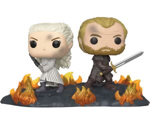 Funko pop escenas juego de tronos daenerys & jorah con espadas entre el fuego 44824