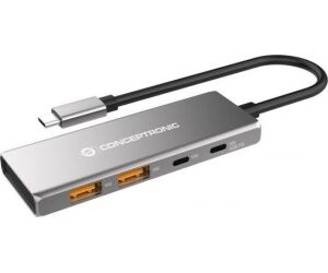 Hub usb tipo c conceptronic hubbies15g 4 puertos