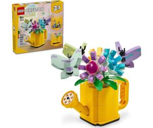 Lego flores en regadera