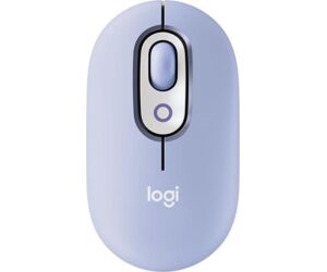 Raton inalambrico logitech pop mouse lila