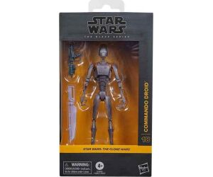 Figura hasbro star wars the clone wars the black series commando droid