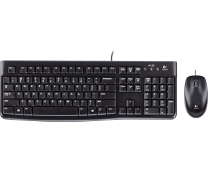 Teclado + mouse raton logitech desktop mk120 usb italiano