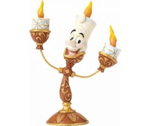 Figura enesco disney la bella y la bestia lumiere