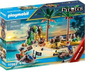 Playmobil isla del tesoro con esqueleto