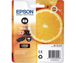 Cartucho tinta epson t336140 xl foto negro xp350*xp630 - xp635 - xp830 -  naranja