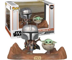 Funko pop star wars the mandalorian the mandalorian & baby yoda