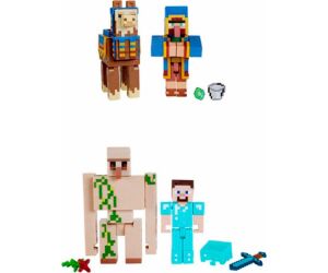 Pack 2 figuras mattel minecraft surtido aleatorio