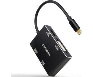 Conversor Usb-c A Hdmi/h-dvi/h-dp/h-vga/h 10cm Nanocable