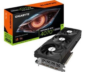 GIGABYTE GeForce RTX 4070 Ti SUPER WINDFORCE MAX OC - 16GB GDDR6X, 256bit, PCI-E 4.0, 2655MHz Frecuencia Base, 3 x DisplayPort 1.4a, 1 x HDMI 2.1a, NVIDIA DLSS 3, GV-N407TSWF3MAX OC-16GD