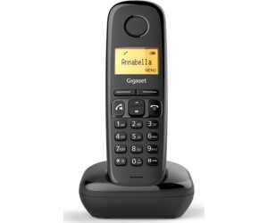 Gigaset A270 Teléfono DECT Identificador de llamadas Negro