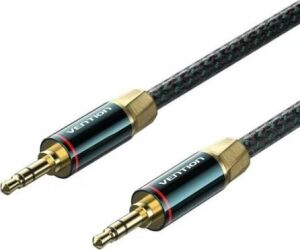 Cable Audio Vention BAYGL/ Jack 3.5 Macho - Jack 3.5 Macho/ 10m/ Verde y Negro