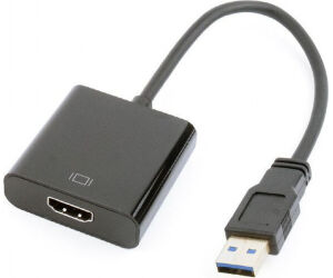 Cable Adaptador Gembird Usb 3.0 Macho A Hdmi Hembra Negro