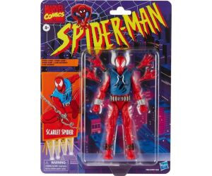 Figura hasbro marvel comics spider - man scarlet spider