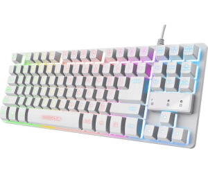 Teclado Gaming Gxt 833w Thado Rgb Blanco Trust