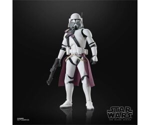 Figura hasbro star wars revenge of the sith the black series clone commander bacara