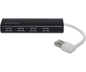 Belkin F4U042BT hub de interfaz 480 Mbit/s Negro