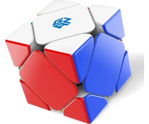 Cubo de rubik gan skewb magnetico enhanced stk multicolor