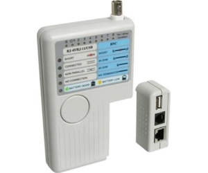 Tester probador de cables wp rj11 - rj12 - rj45 - bcn - usb