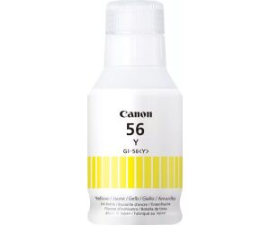 Botella tinta canon gi - 56y amarillo 135ml 14881 paginas