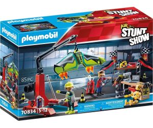 Playmobil air stuntshow estacion de servicio