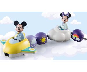 Playmobil 1.2.3 & disney mickey y minnie tren nube