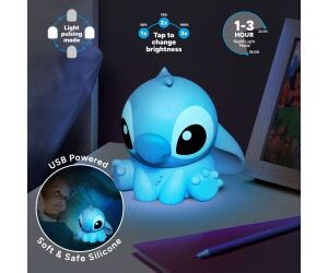 Lmpara de silicona 3d paladone disney stitch