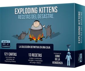 Juego de mesa exploding kittens recetas del desastre pegi 7