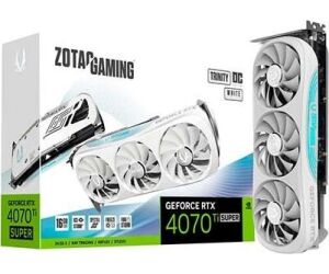 Tarjeta Grafica Zotac Rtx 4070ti Super Trinity Oc White Ed 16gb